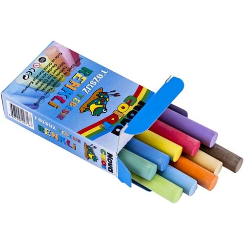 NOVA COLOR RENKLİ TEBEŞİR 10 LU NC-4111