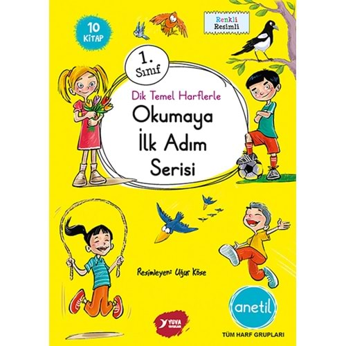 YUVA 1.SINIF OKUMAYA İLK ADIM SERİSİ RENKLİ-HECELİ (Anetil)