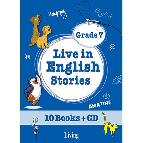 LİVİNG GRADE-7 LİVE İN ENGLİSH STORİES 10 KİTAP