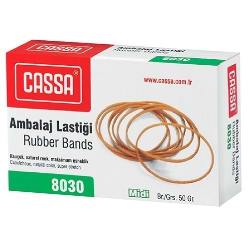 CASSA AMBALAJ LASTİĞİ 50 GR.MİDİ KOD: 8000