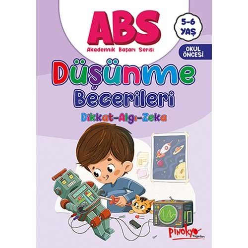PİNOKYO ABS DÜŞÜNME BECERİLERİ (DİKKAT-ALGI-ZEKA)5-6 YAŞ