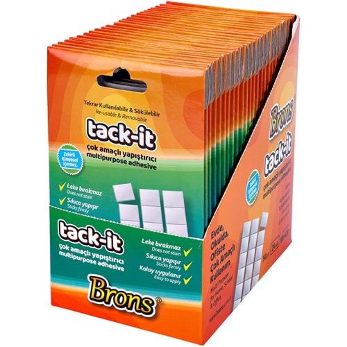 BRONS TACK-İT HAMUR YAPIŞTIRICI 50 GR. KOD: BR-420