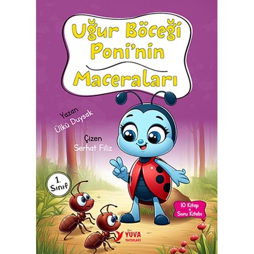 YUVA 1.SINIF UĞUR BÖCEĞİ PONİNİN MACERALARI 10 KİTAP
