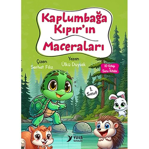 YUVA 1.SINIF KAPLUMBAĞA KIPIRIN MACERALARI 10 KİTAP