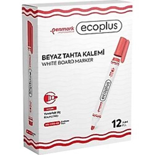PENMARK BEYAZ TAHTA KALEMİ KIRMIZI ECOPLUS