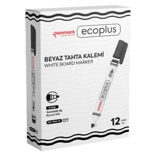 PENMARK BEYAZ TAHTA KALEMİ SİYAH ECOPLUS