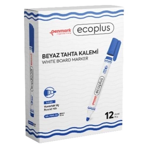 PENMARK BEYAZ TAHTA KALEMİ MAVİ ECOPLUS