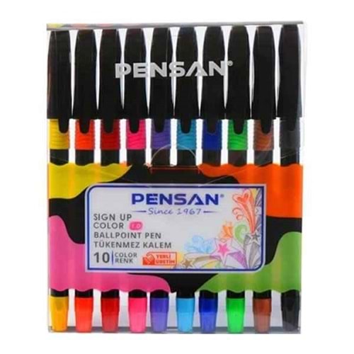 PENSAN SİGN UP TÜKENMEZ KALEM 10 RENK