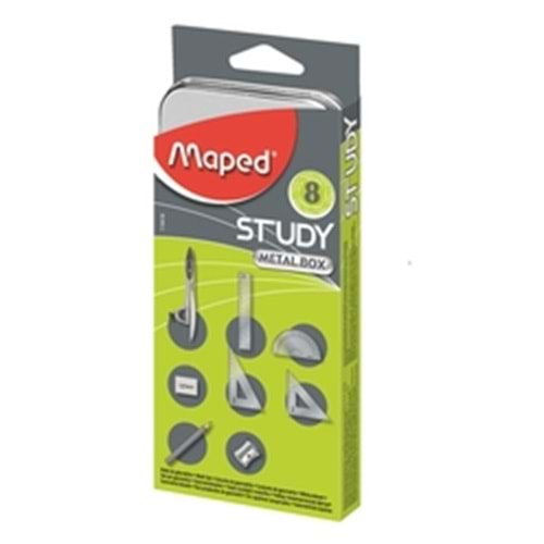 MAPED PERGEL TAKIMI NİKEL 8 Lİ STUDY KARTON KUTU