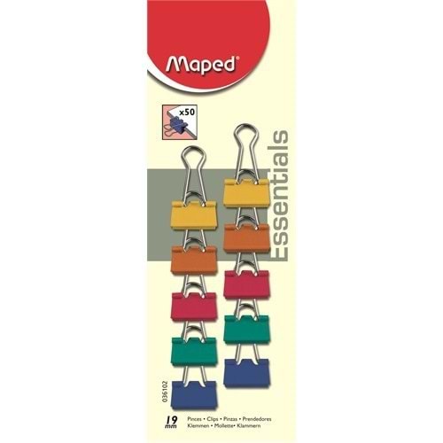 MAPED KISKAÇ RENKLİ 19 MM 10 LU BLİSTER