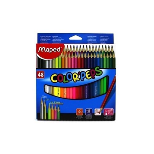 MAPED KURU BOYA KALEMİ 48 RENK COLOR PEPS STAR