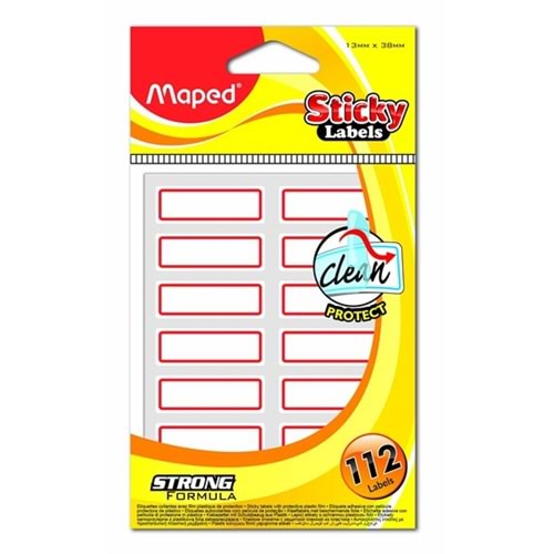 MAPE ÜRÜN ETİKETİ 13x38 MM.112 Lİ STİCKY LABELS