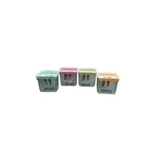 PERFECT JUMBO KALEMTRAŞ ÇİFT BIÇAK HAZNELİ UC-129B PASTEL