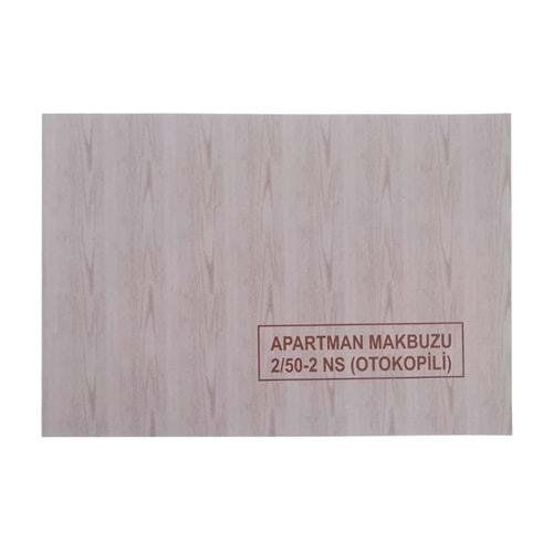 DİLMAN APARTMAN MAKBUZU 2 NUSHA OTOKOPİLİ 2/50 KOD:4014