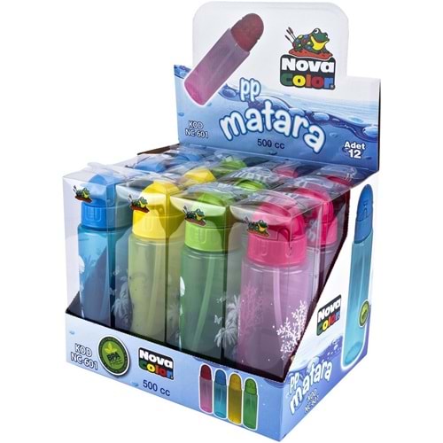 NOVA COLOR SU MATARASI PİPETLİ 500 ML.NC-601