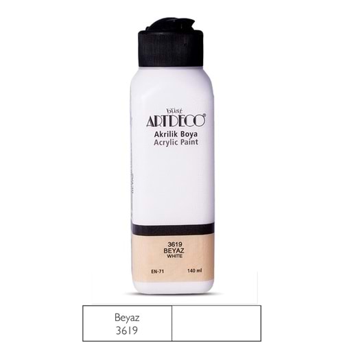 ARTDECO AKRİLİK BOYA BEYAZ 140 ML.70R-3619
