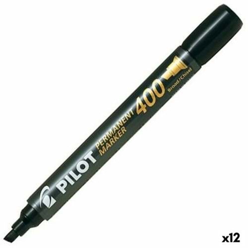 PILOT PERMANENT MARKER SİYAH KESİK UÇ SCA-400-B