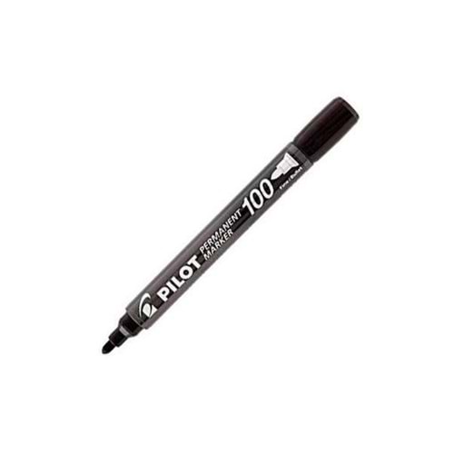 PILOT PERMANENT MARKER SİYAH YUVARLAK UÇ SCA-100-B