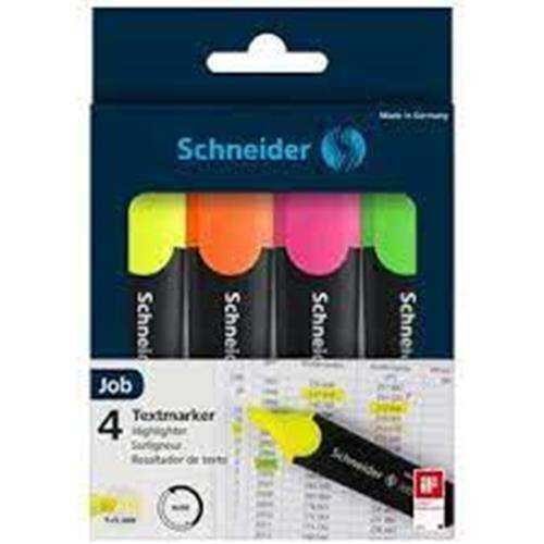 SCHNEİDER FOSFORLU KALEM NEON 4 LÜ