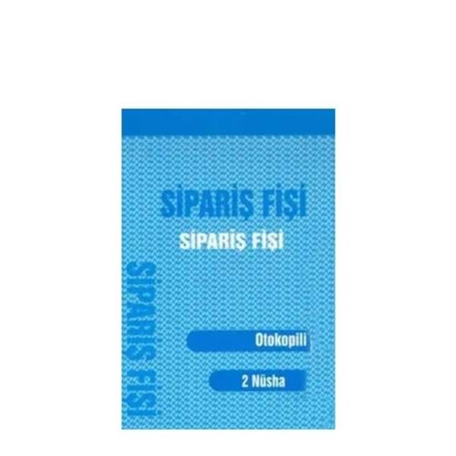 GÜRMAT SİPARİŞ FİŞİ 2 NUSHA OTOKOPİLİ 2/50 KOD:022