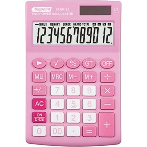 NOKİ HESAP MAKİNESİ PEMBE H-MC010