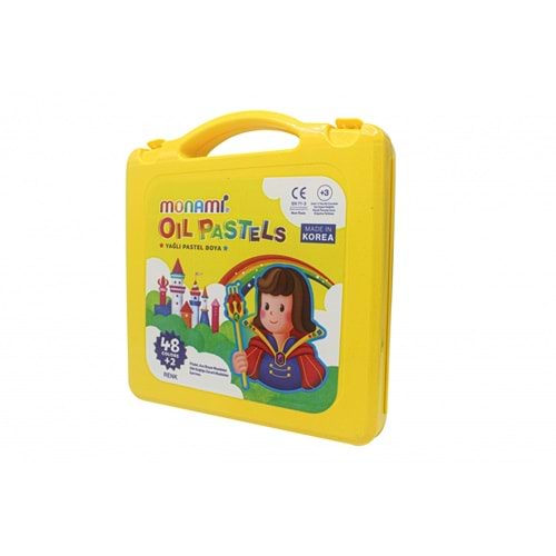 MONAMİ PASTEL BOYA 48 RENK PLASTİK KUTULU