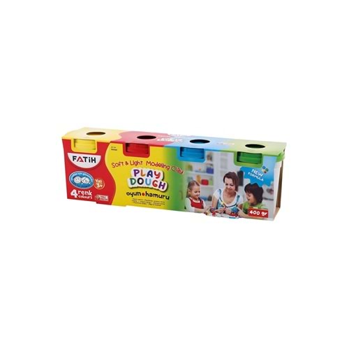 FATİH OYUN HAMURU 4 RENK 400 GR.50803 KMP.
