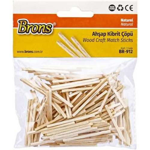 BRONS AHŞAP KİBRİT ÇÖPÜ NATUREL BR-912
