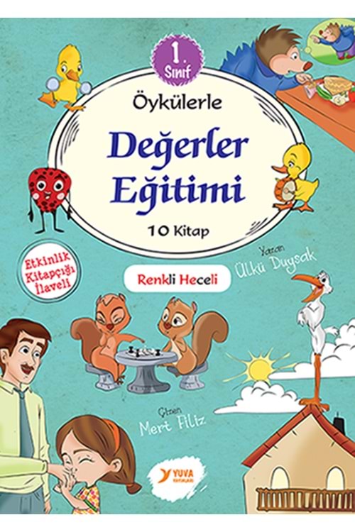 YUVA 1.SINIF DEĞERLER EĞİTİMİ-SORU KİTAPCIĞI(HECELİ)