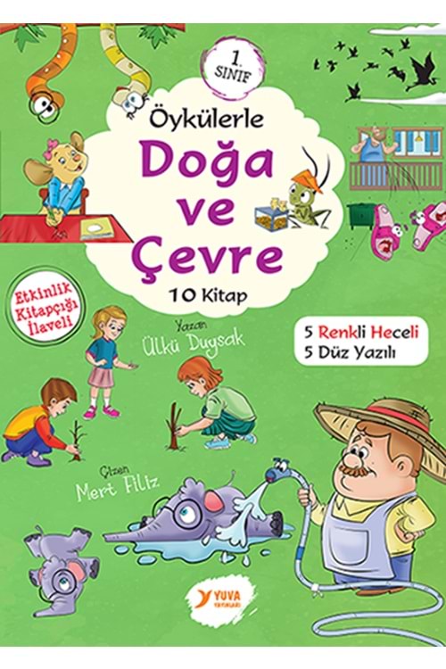 YUVA 1.SINIF DOĞA VE ÇEVRE-SORU KİTAPCIĞI(HECELİ-DÜZ)