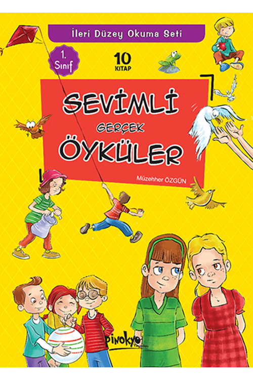 PİNOKYO 1.SINIF Sevimli Gerçek Öyküler ( DÜZ)-10 KİTAP
