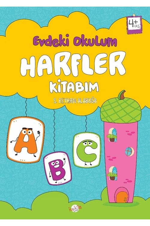 KUKLA EVDEKİ OKULUM HARFLER KİTABIM 4 YAŞ VE ÜSTÜ
