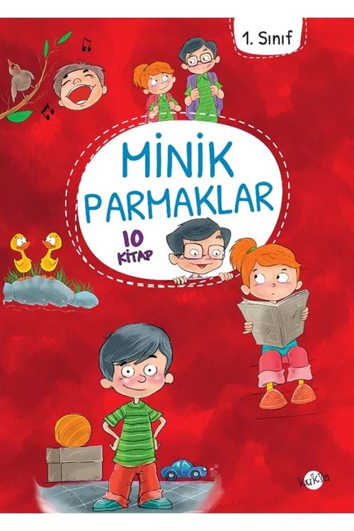 KUKLA 1.SINIF MİNİK PARMAKLAR 10 KİTAP (DÜZ YAZI)