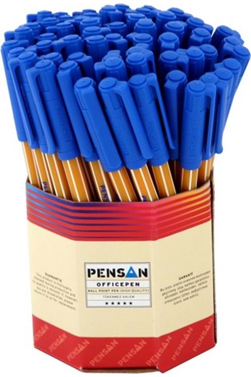 PENSAN TÜKENMEZ KALEM 1010 MAVİ 60 LI PK.OFFICEPEN