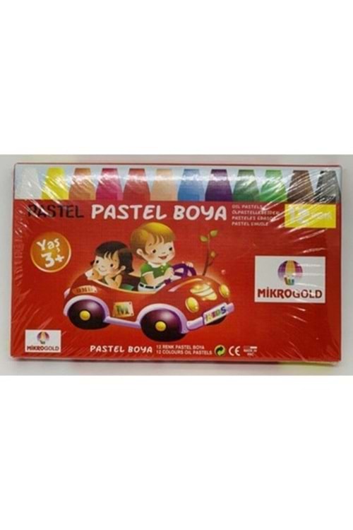 MİKROGOLD PASTEL BOYA 12 RENK