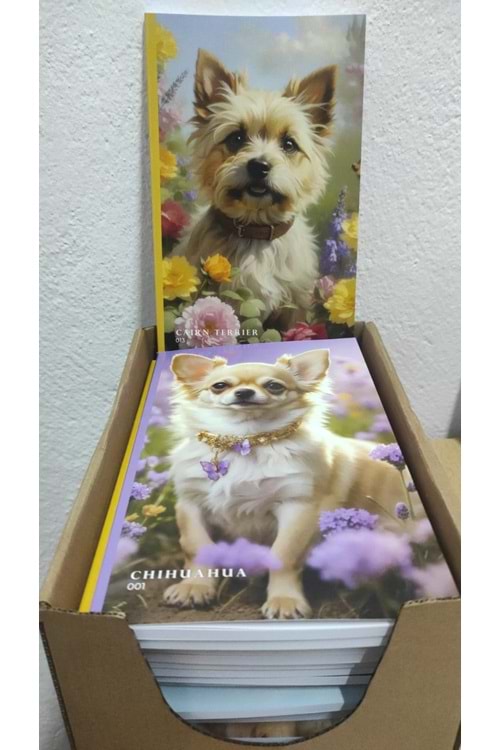 PİSA KÖPEKLİ DEFTER ÇİZGİLİ TEL DİKİŞLİ