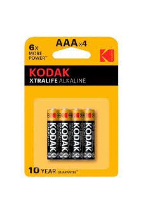 KODAK ALKALİN İNCE PİL 4 LÜ EXTRALİFE