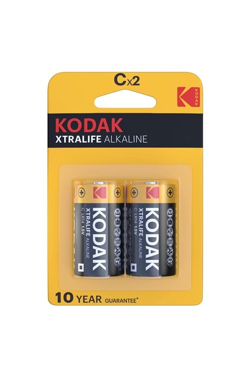 KODAK ALKALİN ORTA PİL 2 Lİ EXTRALİFE