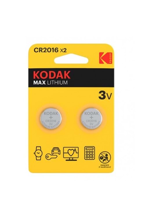 KODAK ALKALİN PİL LİTYUM 2 Lİ CR201X2