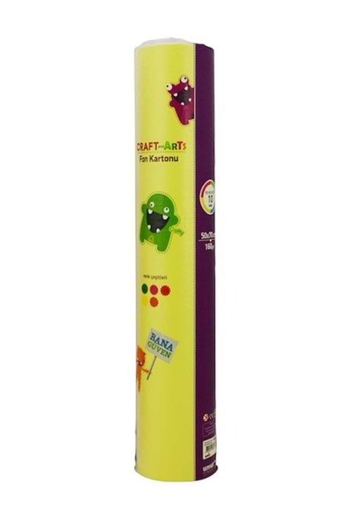 CRAFT AND ARTS FON KARTONU 10 LU KARIŞIK 120 GR.