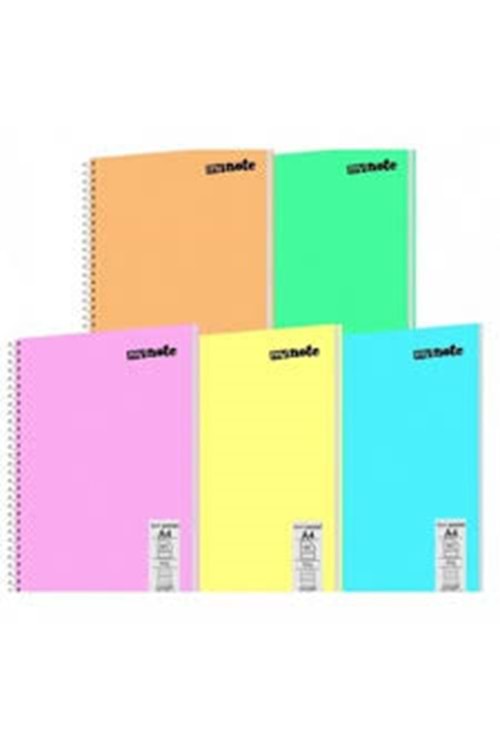 MYNOTE 72 YP.A4 DEFTER ÇİZGİLİ SİPR.FLEX PASTEL PP.KPK.