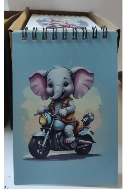 PİSA NOT DEFTERİ SPİR.JAPON ARABA VE HAYVANLAR