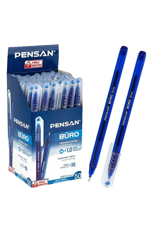 PENSAN TÜKENMEZ KALEM 1.0 BÜRO MAVİ 2270