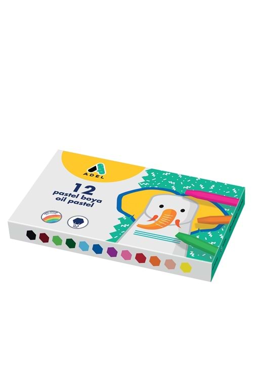 ADEL PASTEL BOYA 12 RENK KARTON KUTU