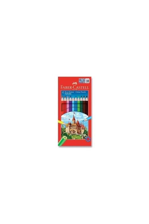 FABER-CASTELL KURU BOYA 12 RENK KARTON KUTU
