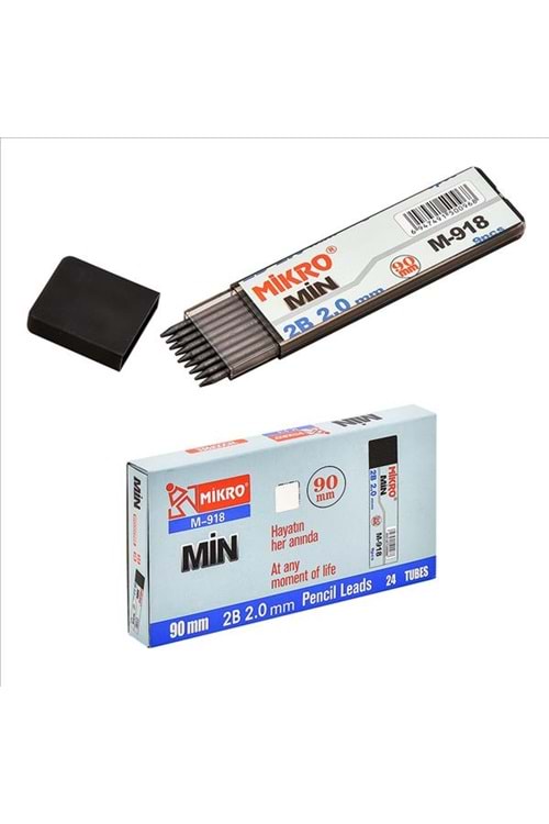 MİKRO MİN-UÇ 2B 2,0 MM.SİYAH M-918