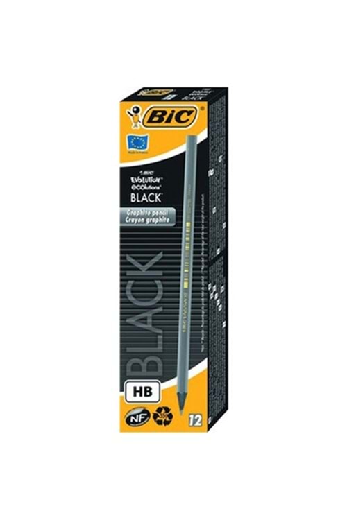 BİC KURŞUN KALEM 12 Lİ PK.BLACK EVOLUTİON