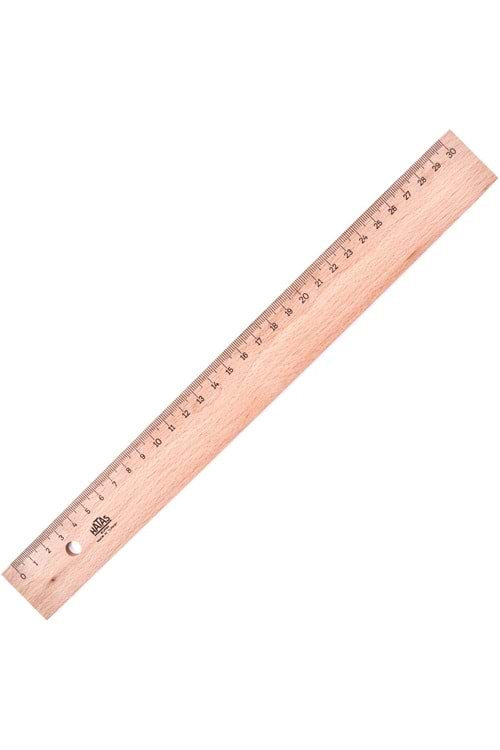 HATAS AHŞAP CETVEL 30 CM.
