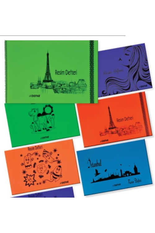 SİMART RESİM DEFTERİ 25 YP.25*35 CM.SPİR.PLASTİK KPK.