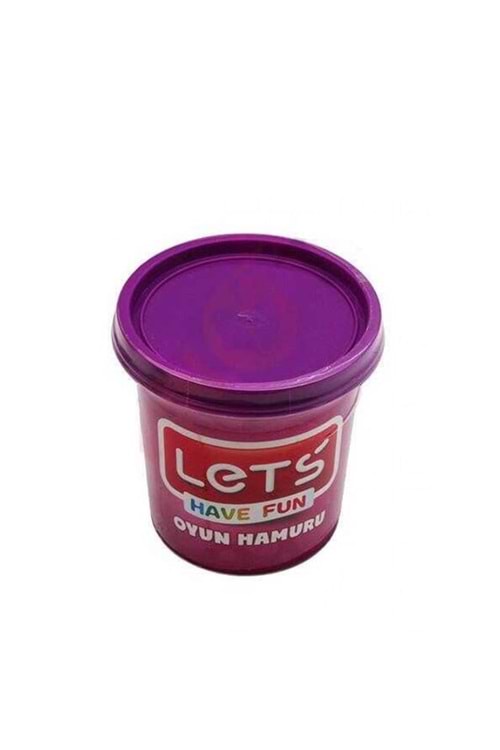 LETS OYUN HAMURU TEKLİ 115 GR.MOR